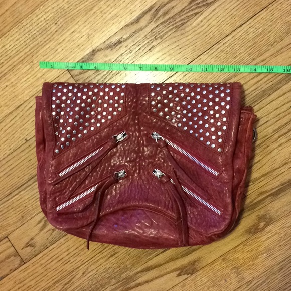 Great by Sandie, Paris RARE studded leather bag - Picture 6 of 7